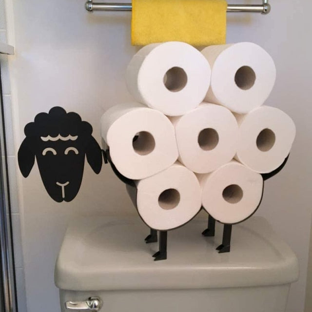Porte papier toilette original mouton V4