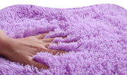 Tapis wc ensemble violet