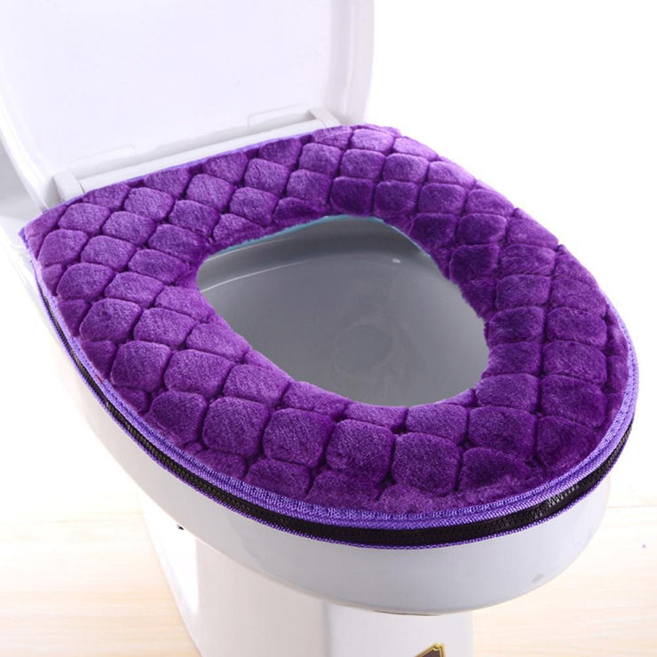 Tapis de toilette doux et chaud Violet