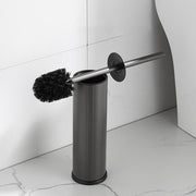 Brosse de toilette sur pied en aluminium cylindre